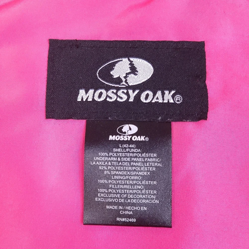 Mossy Oak Women Camo Jacket Large 3M Thinsulate Hybrid Softshell Hunting